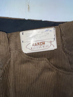 New Vintage Brown Ranch Western Wear Polyester Pants #P15512 OO-8