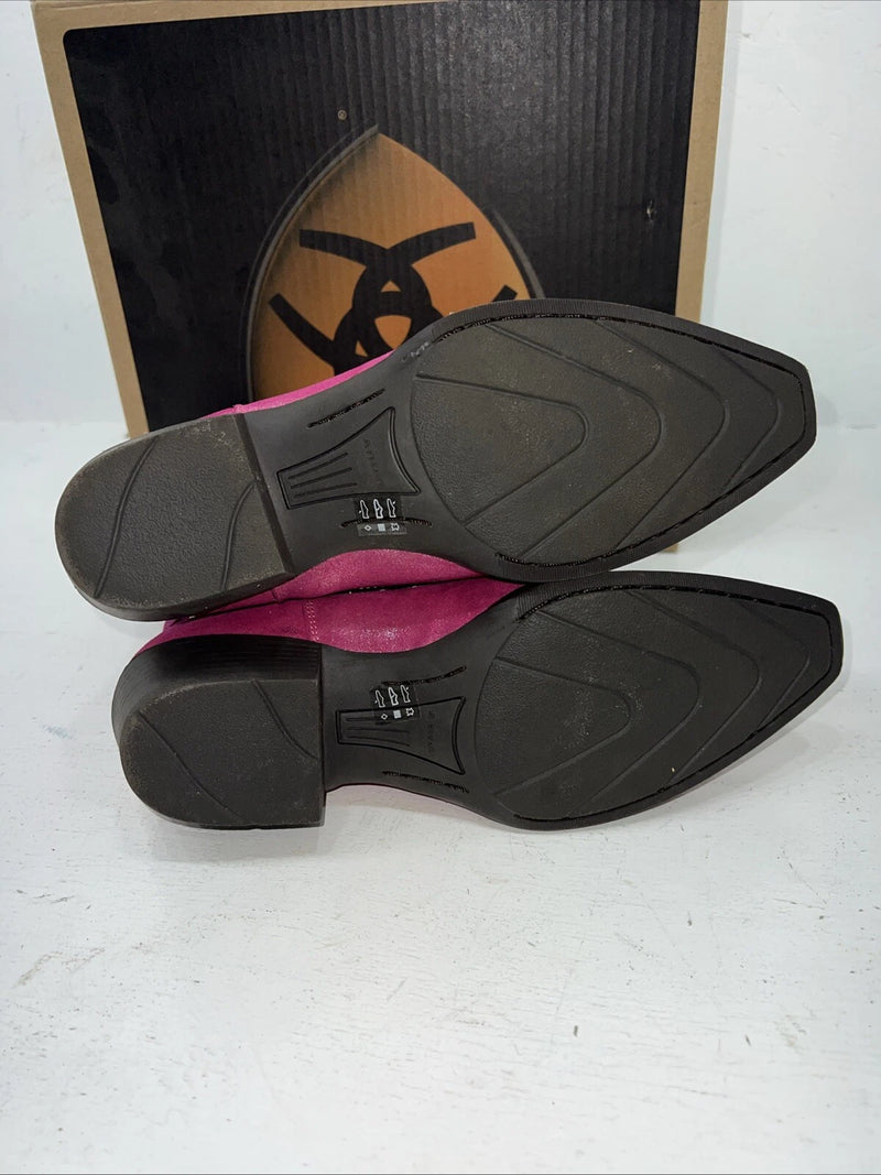 New Children Ariat Pink Cowboy Boots. 6 M. 24-49
