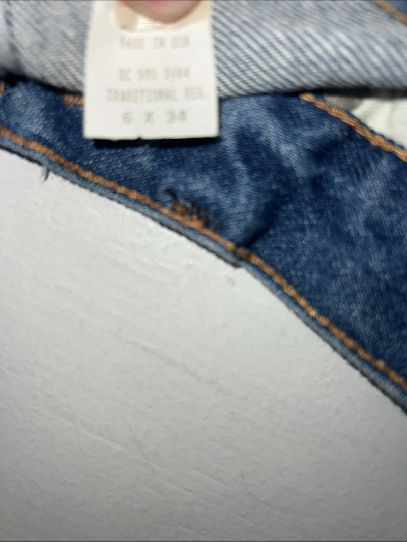 New Women’s Diamond Cut Regular Fit Denim Jeans. 6x34 N-14