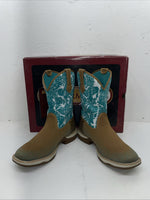 New Women’s Turquoise Laredo Cowboy Boots. 5957 8.5 8 1/2 M. 2-35