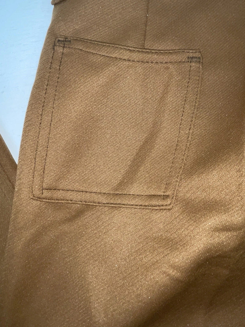 New Vintage Brown Polyester Pants 3A-51 