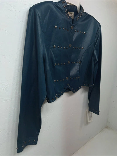 New Women’s Turquoise 1849 Authentic Ranchwear Show Short Jacket XL WW-46