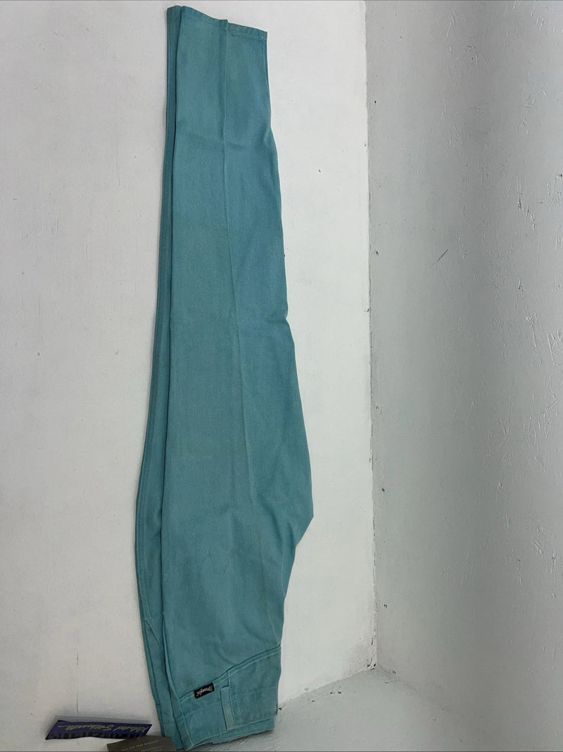 New Women’s Turquoise Wrangler Silverlake Relaxed Fit Denim Jeans. 7/8x32 O-17