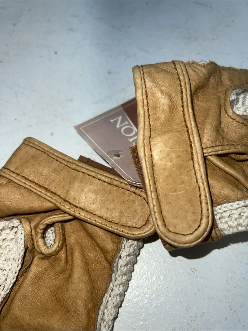 New Brown Ovation Ladies Sport Crochet Gloves #457455 DD-500
