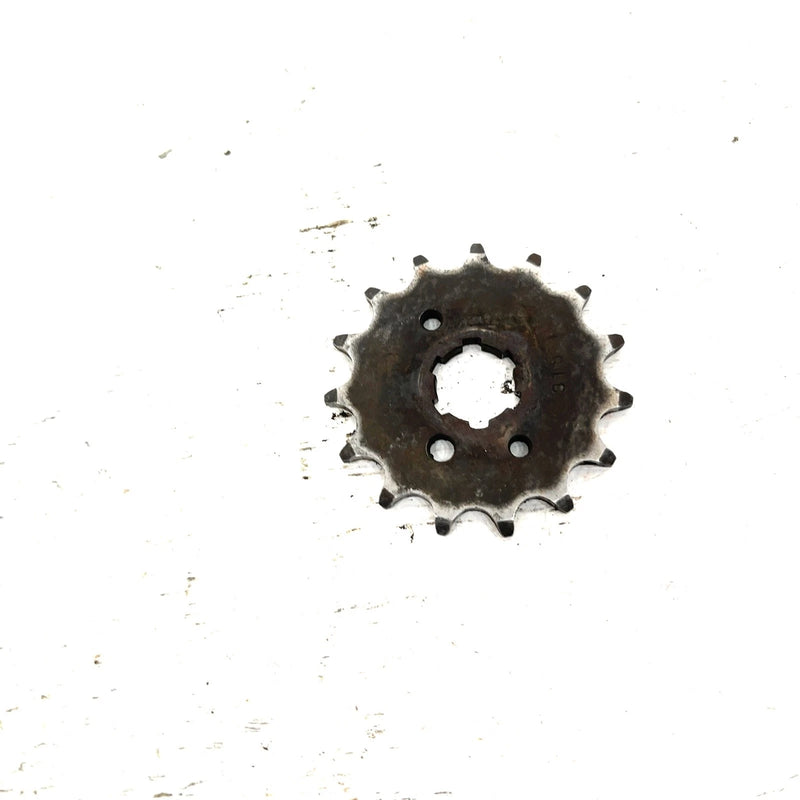 87-04 Yamaha Warrior 350 YFM350X OEM 15T Front Sprocket 93834-13206-00 AY67