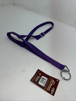New Tough 1 Purple Nylon Web Noseband Nickle Plated Hardware #53-9043 3C-1