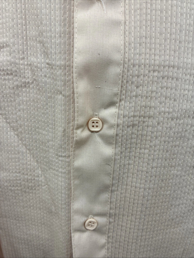 New Wayne Scott Tan Long Sleeve Button Up English Shirt XL X-78