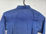 New Kids ELY Classic Blue Jean Design Long Sleeve Button Up Size Small LL-28