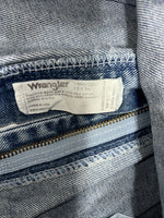 New Men’s Cowboy Cut Slim Fit Wrangler Denim Jeans. 15x34 G-8