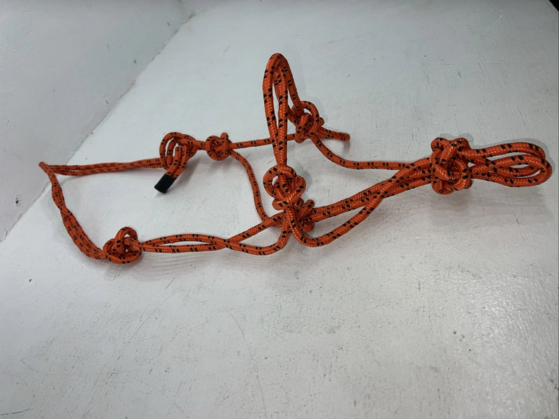 New Tough 1 Orange Poly Rope Halter #50-1000 G-512
