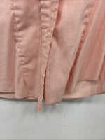 New Women’s Regency4 Pink Short Sleeve Button Up Size 30 YY-8