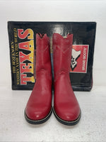 New Men’s Red Texas Brand Cowboy Boots. 4403 6.5 6 1/2 M. 1-52