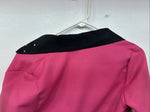 New Women’s To Dy For Pink Black Long Sleeve Button Up Size XL YY-101