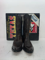New Men’s Brown Texas Brand Cowboy Boots. 6611 10.5 10 1/2 D. 7-92