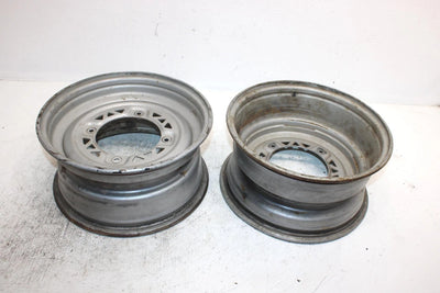 2004 Polaris Sportsman 600 Oem 12x6 Front Wheel Rim Pair 1523448-067 AP58
