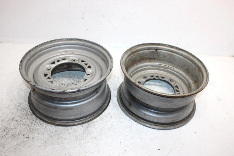 2004 Polaris Sportsman 600 Oem 12x6 Front Wheel Rim Pair 1523448-067 AP58