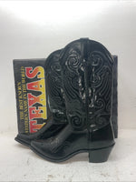 New Men’s Black Texas Brand Cowboy Boots. 4000 10 M. 7-59