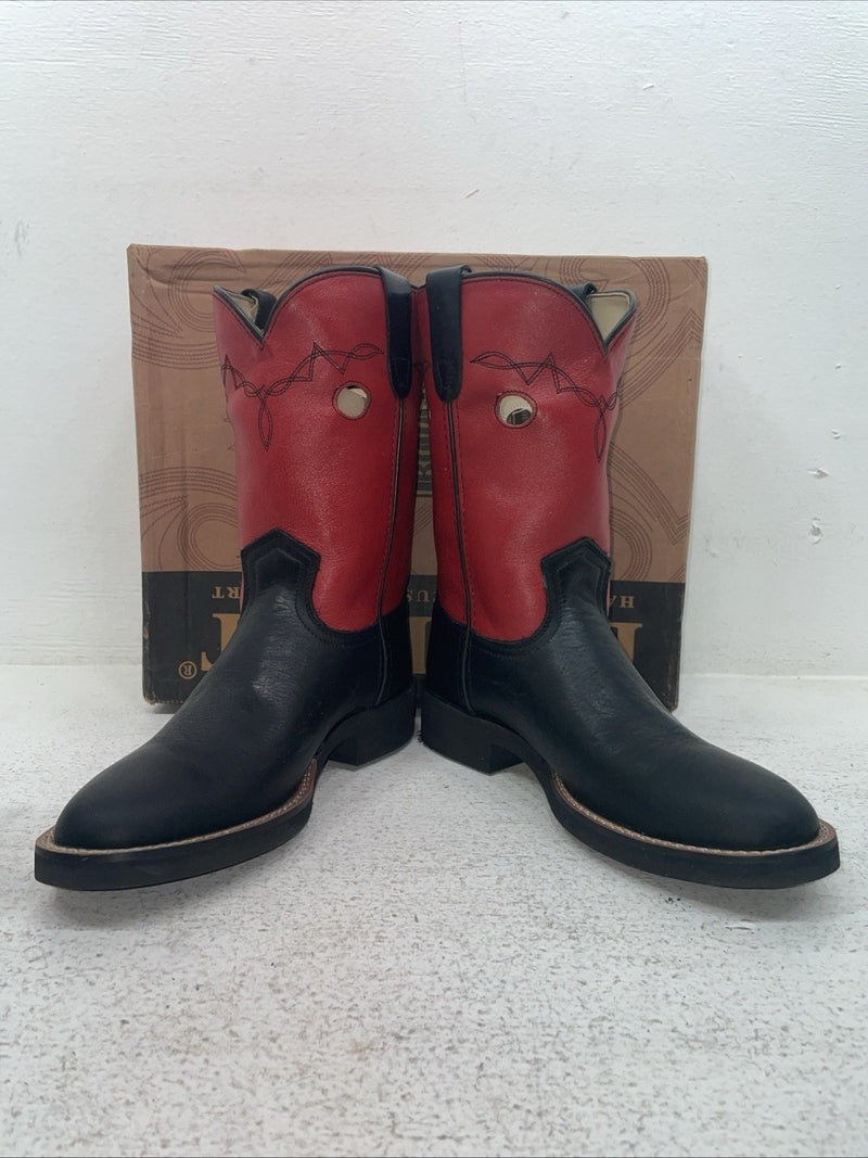 New Youth Red Dan Post Cowboy Boots. C 3126 5.5 5 1/2 D. 2-133