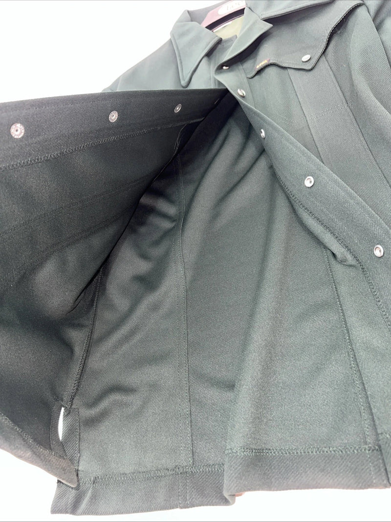 New Women’s Green Lee Long Sleeve Button Up Shirt ML #13935 UU-46