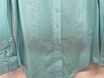 New Women’s Western Collection Turquoise Long Sleeve Button Up Shirt 14 3B-80