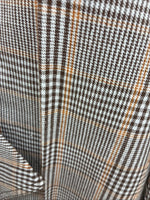 New Men’s Champion Western Brown Plaid Long Sleeve Pearl Snap 16 Large M-86