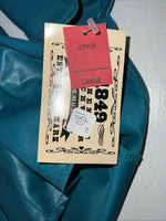 New Women’s Turquoise 1849 Authentic Ranchwear Western Show Jacket L UU-64
