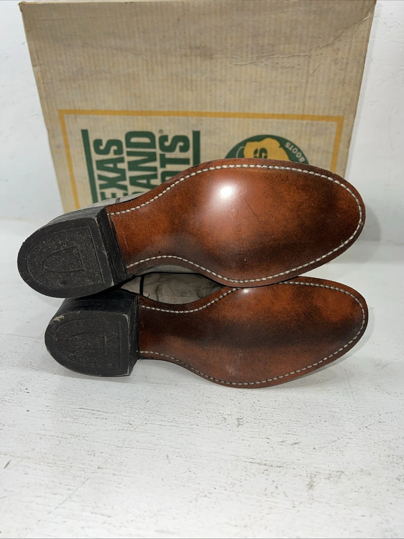New Women’s Grey Texas Brand Cowboy Boots. 4602 6 M. 19-23