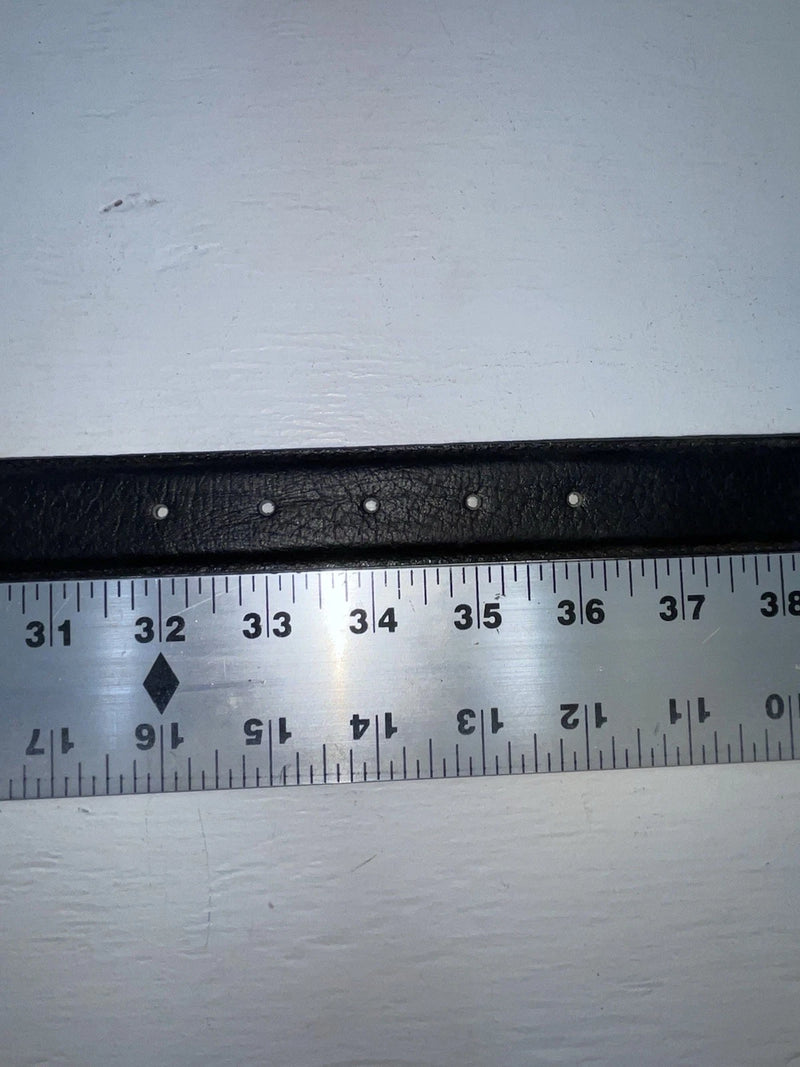 New Black Genuine Leather Chambers 34” Belt #M450 JJ-75