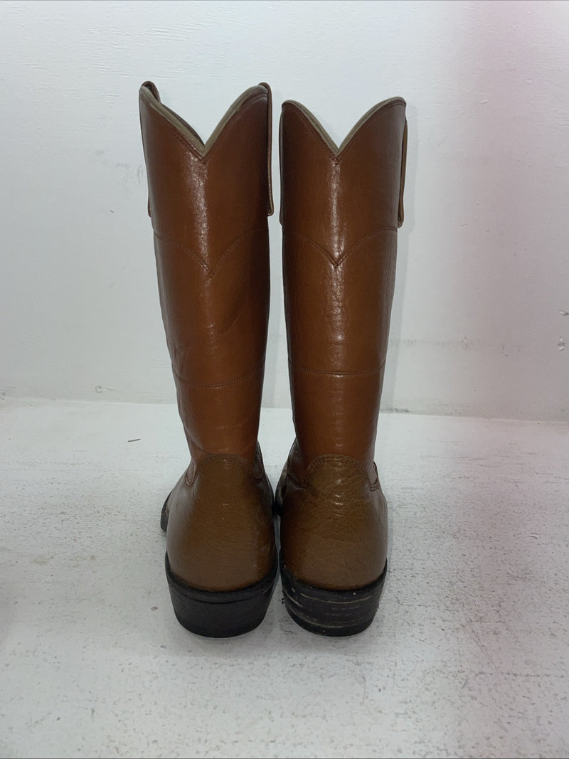 New Men’s Brown Neolite Cowboy Boots. 8112 9 D. 4-128