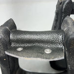New Black Leather Lace Stirrups FF-15