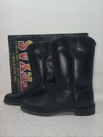 New Youth Black Texas Brand Cowboy Boots. 3200 3.5 3 1/2 D. 22-33