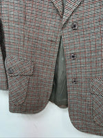 New Womens Red Plaid Bronson Work Blazer 13/14 #4400 UU-12