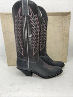 New Women’s Grey Texas Brand Cowboy Boots. 4512 6.5 6 1/2 M. 19-73