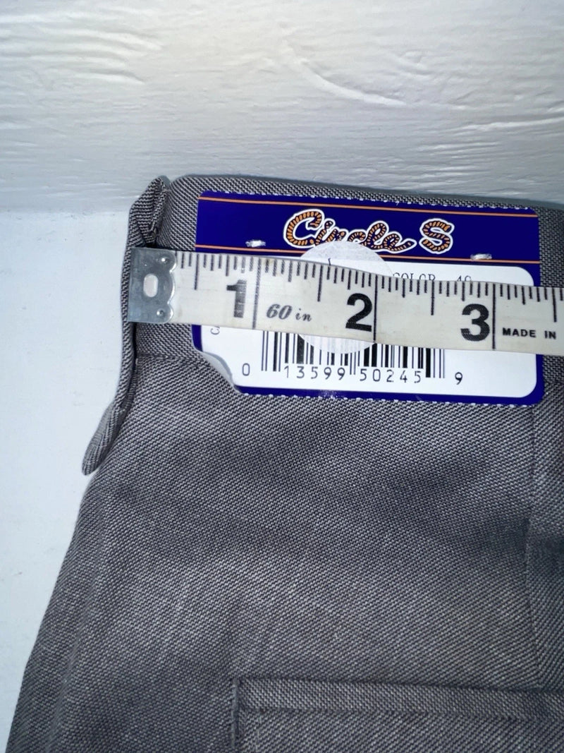 New Vintage Gray Circle S Polyester Pants #CP6715 XX-101