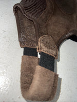 New Brown Ovation Synthetic XS Half Chaps #13237 H-510 