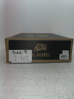 New Youth Brown DBL Barrel Cowboy Boots. 4471402 5. 2-102