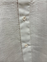 New Wayne Scott Tan Long Sleeve Button Up English Shirt XL AA-73