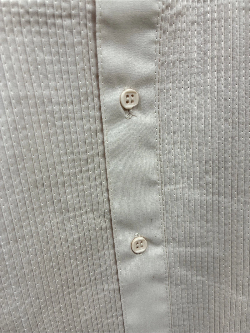 New Wayne Scott Tan Long Sleeve Button Up English Shirt XL AA-73