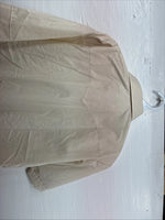 New Men’s H Bar C Tan Simple Short Sleeve Pearl Snap 16 Large O-32