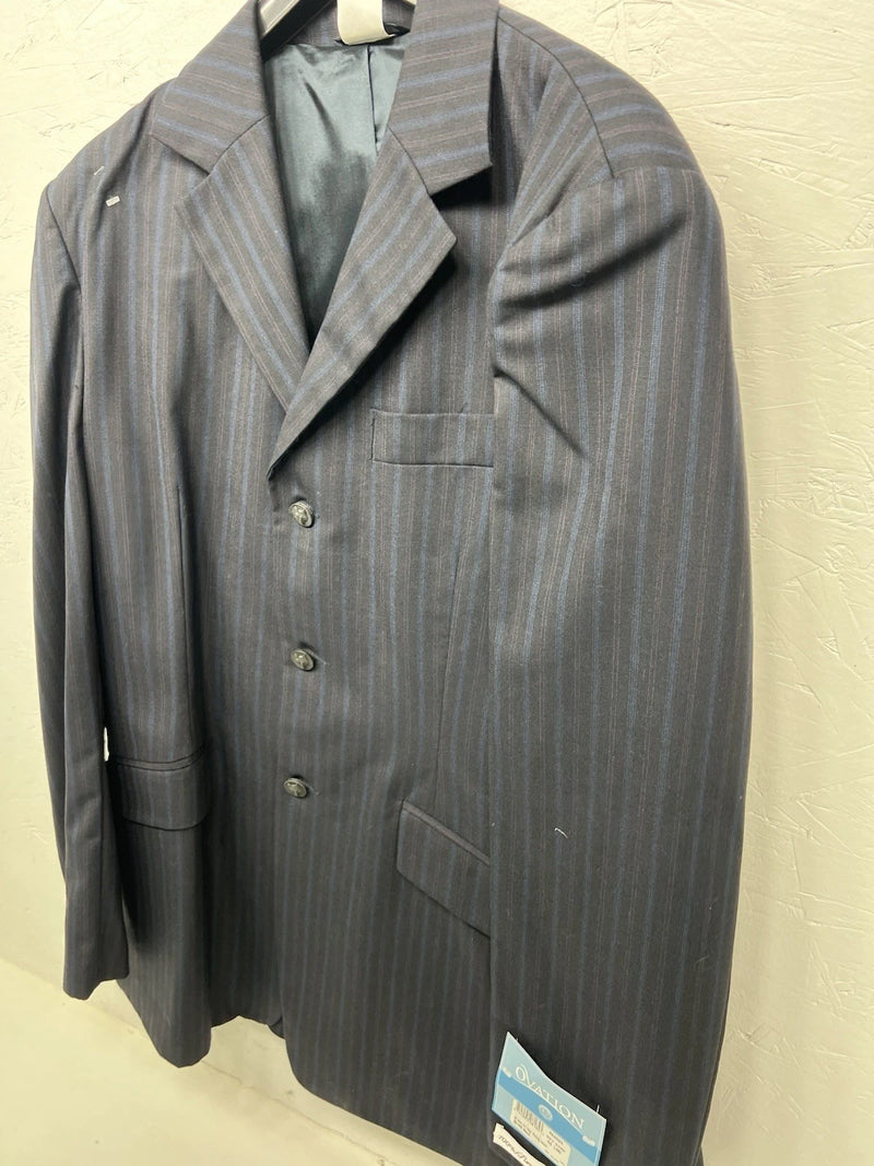 New Men’s Ovation Blue All Wool Riding Jacket 44L #462024 BB-600