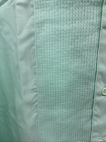 New ARPINO Blue Long Sleeve Button Up English Shirt Large X-86