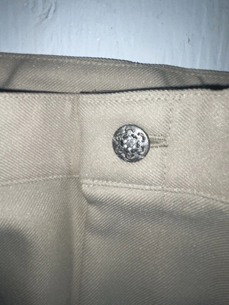New Vintage Cream Mesquite Polyester Pants #5505 3A-30