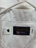 New Men’s Panhandle Slim White Long Sleeve Pearl Snap 3XL E-76