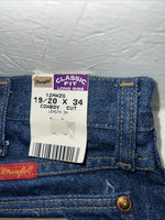New Men’s Wrangler Cowboy Cut Classic Fit Long Rise Denim Jeans. 19/20x34 K-12