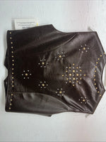 New Women’s 1849 Authentic Ranchwear Brown Western Show Vest Medium E-608