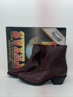 New Men’s Red Texas Brand Cowboy Boots. M 3739.5 9 1/2 D. 5-46