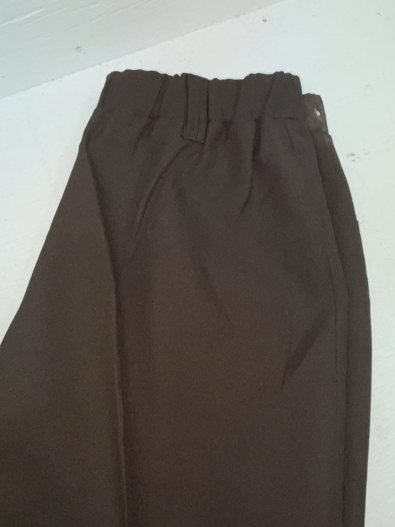 New Vintage Brown H Bar C Polyester Pants #MR477 SS-42
