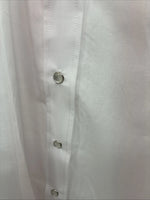 New Women’s White Horse White Gem Long Sleeve Pearl Snap 2XL II-1