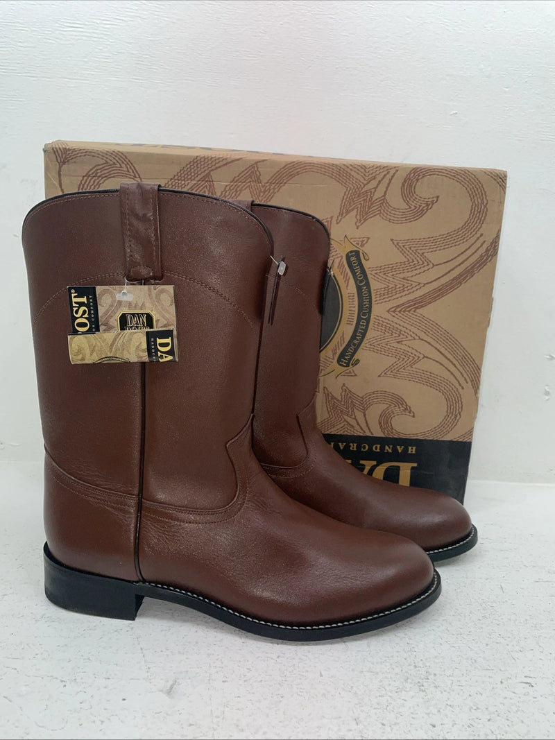 New Men’s Brown Dan Post Cowboy Boots. 26589 9.5 9 1/2 E W. 5-23