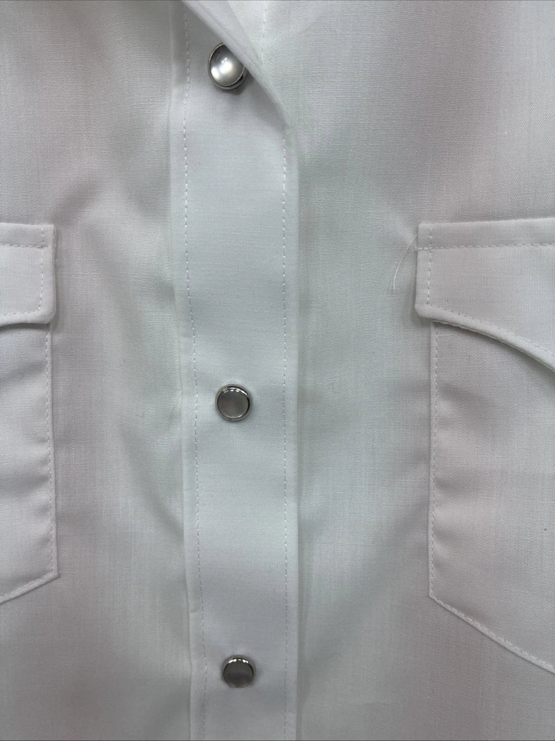 New Women’s Dickson Jenkins White Long Sleeve Pearl Snap Size 18 GG-16